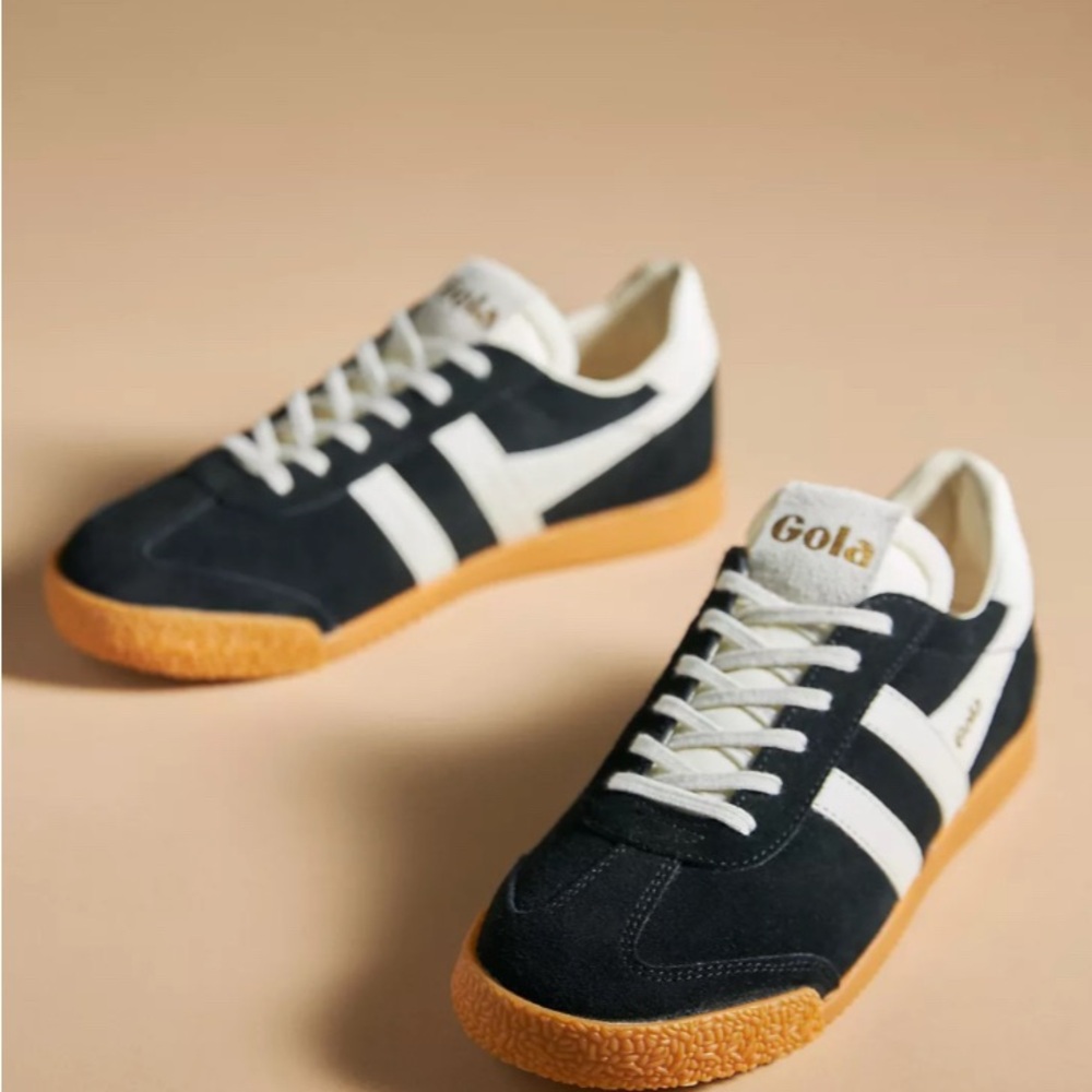 Gola Classic Black and White Trainers